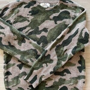 Magaschoni Cashmere Women's Camo Sweater M